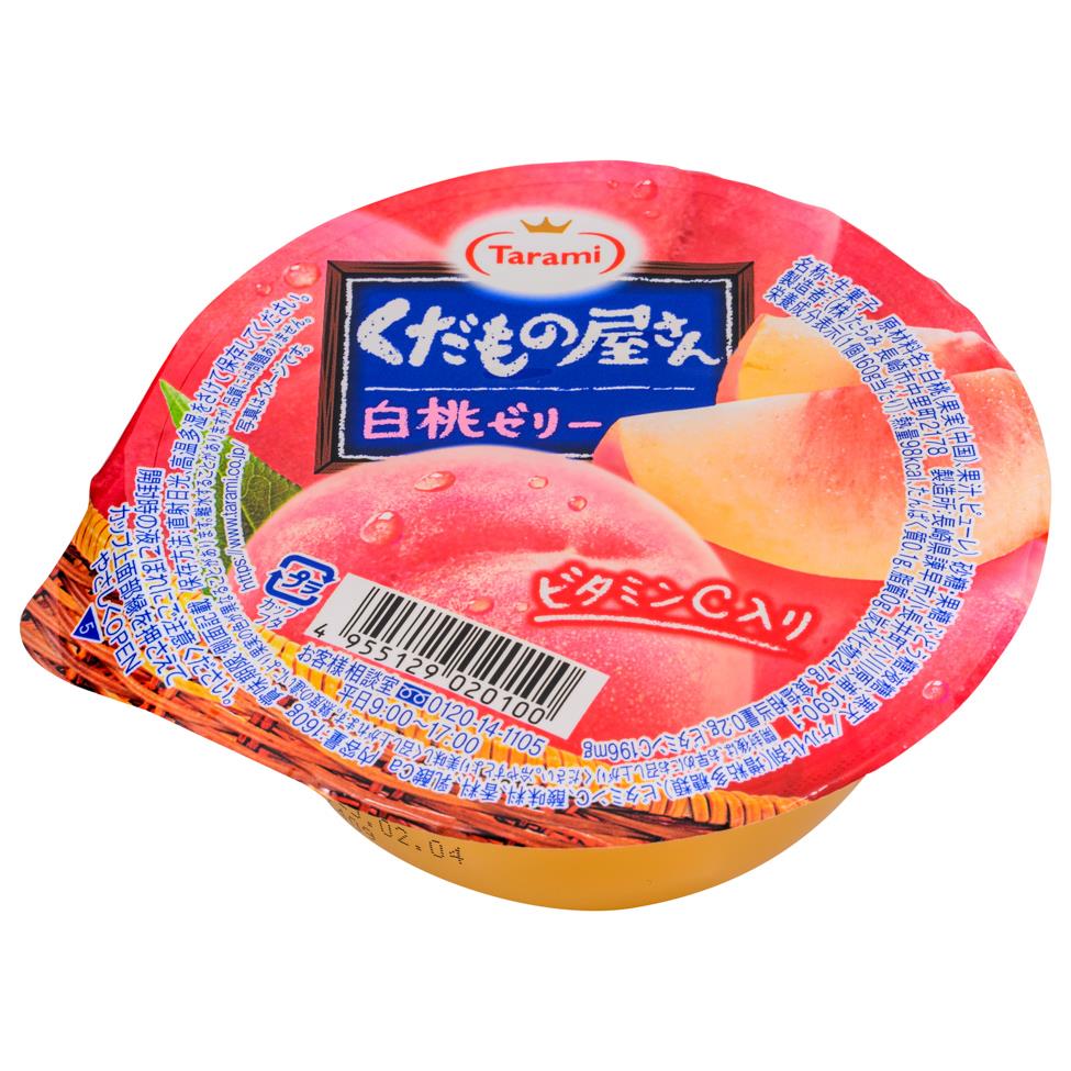 Tarami Kudamonoyasan Jelly (White Peach)