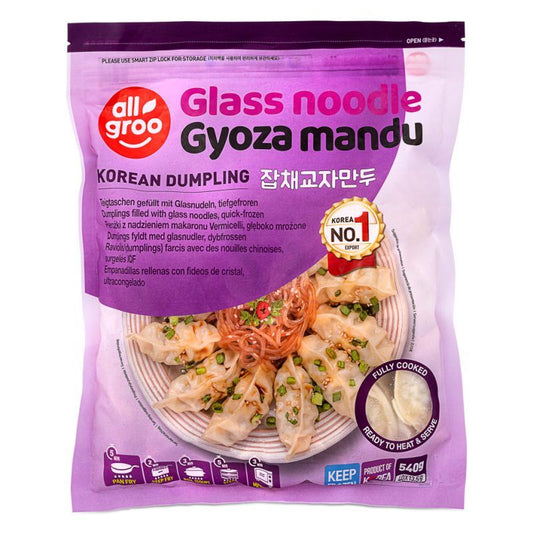 Allgroo Glass Noodle Gyoza Mandu Korean Dumpling 잡채교자만두