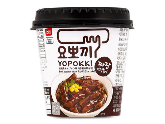 Young Poong Yopokki Black Soybean Sauce Topokki (Rice Cake) Cup 韓國炸醬味炒年糕 (杯)