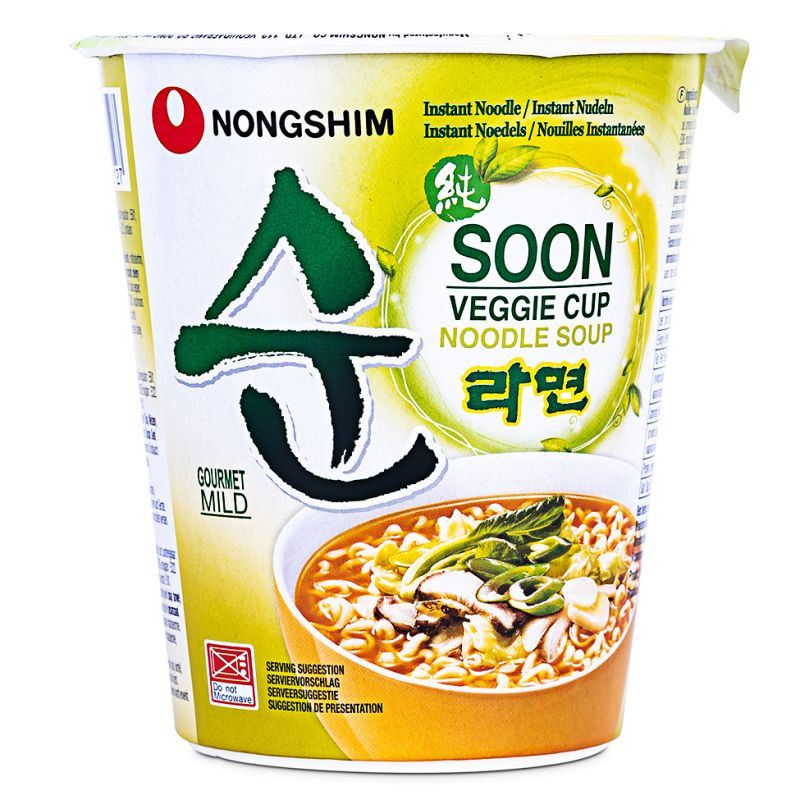 Nongshim Soon Veggie Cup Noodle 농심 순라면