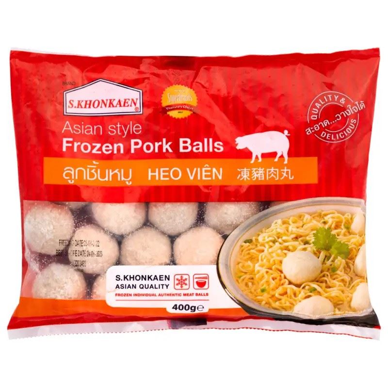 S.Khonkaen Asian Style Frozen Pork Balls 凍豬肉丸