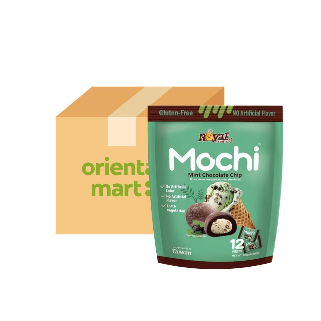 Royal Family Mint Chocolate Chip Mochi (Case of 12)