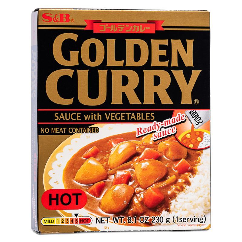 S&B Golden Curry Sauce with Vegetables (Hot)