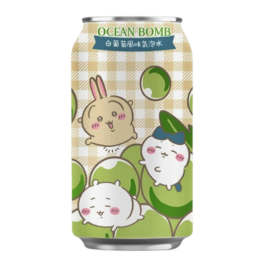 Ocean Bomb Chiikawa Sparkling Water (White Grape Flavour) 白葡萄風味氣泡水