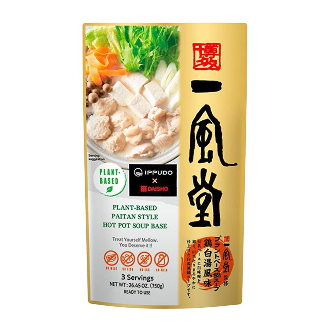 Daisho x Ippudo Plant Based Paitan Style Hot Pot Soup Base 一風堂監修 プラントベース鍋スープ 鶏白湯風味
