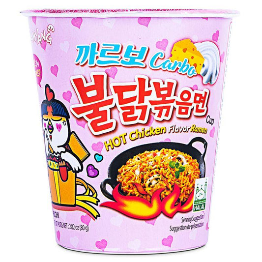 Samyang Hot Chicken Cup Ramen (Carbonara)