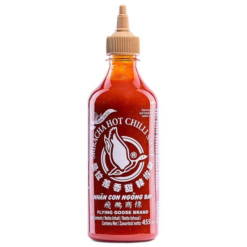 Flying Goose Sriracha Hot Chilli Sauce (Extra Garlic) 飛鵝商標 是拉差香甜辣椒醬 (蒜蓉)