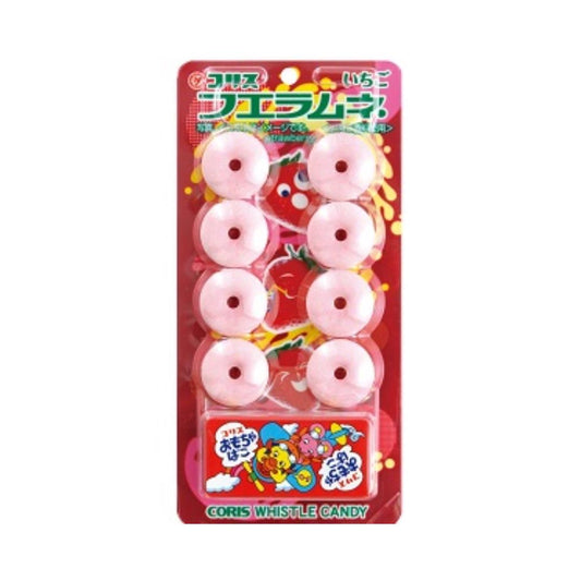 Coris Fue Ramune Whistle Candy (Strawberry Flavour) フエラムネいちご