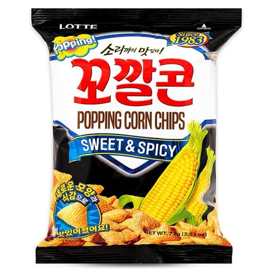 樂天高卡樂玉米脆條 (甜辣口味) 꼬깔콘