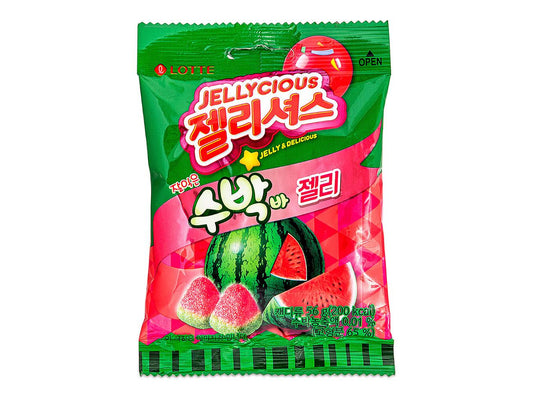 Lotte Jellycious Watermelon Jelly 수박바젤리