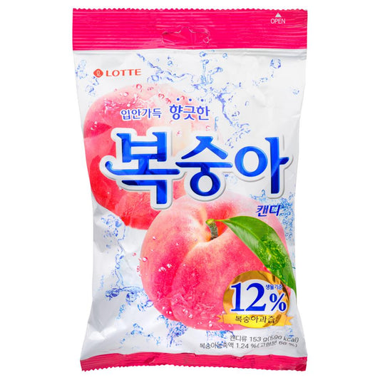 Lotte Peach Candy 롯데 복숭아캔디