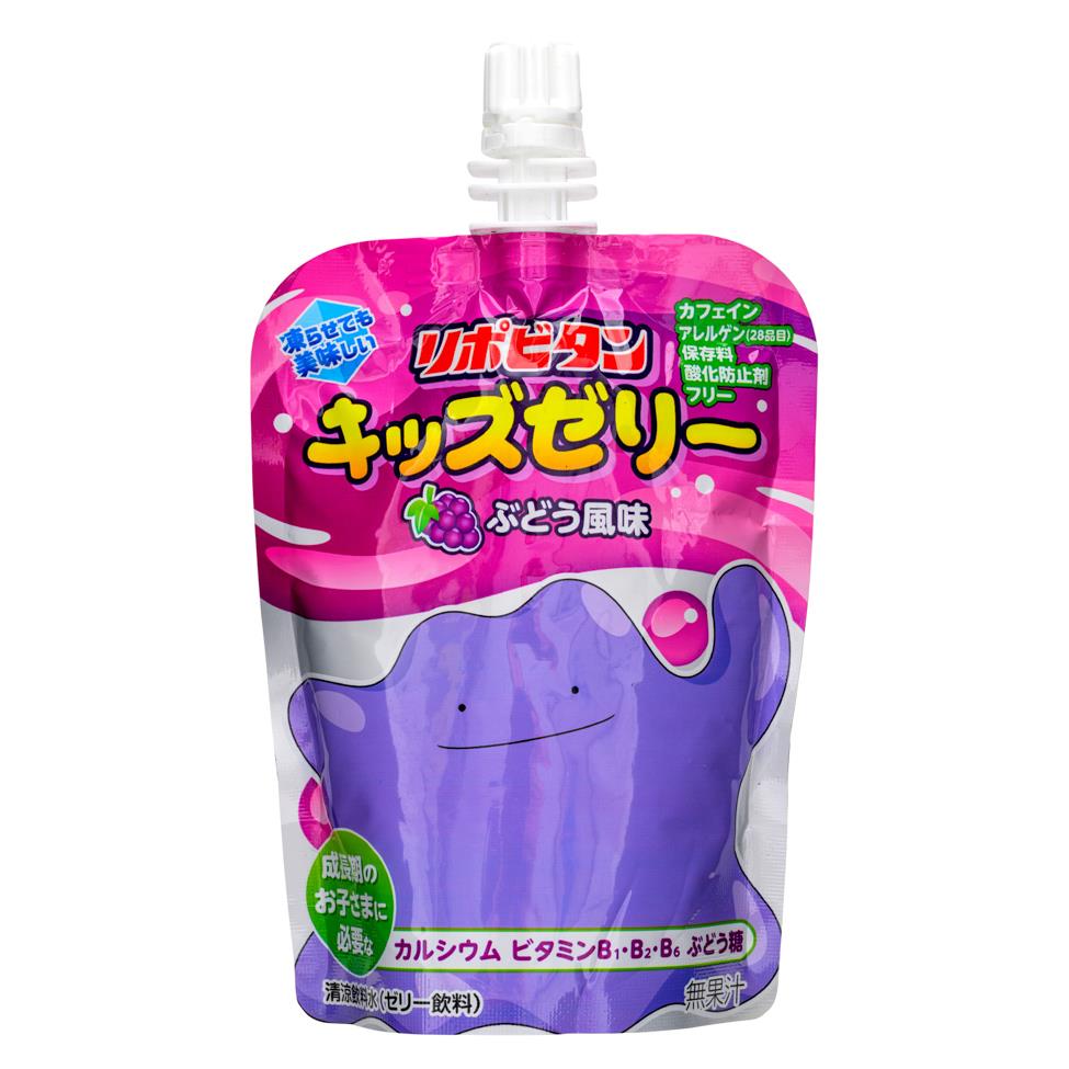 Taisho Pokemon Lipovitan Jelly Drink (Grape) (Random Character)