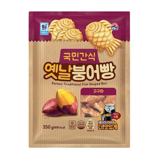 Sajo 韓國傳統鯛魚燒 (番薯味) 사조대림 국민간식 옛날붕어빵 고구마
