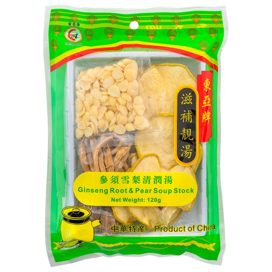 東亞牌人參梨湯 東亞牌參須雪梨清潤湯