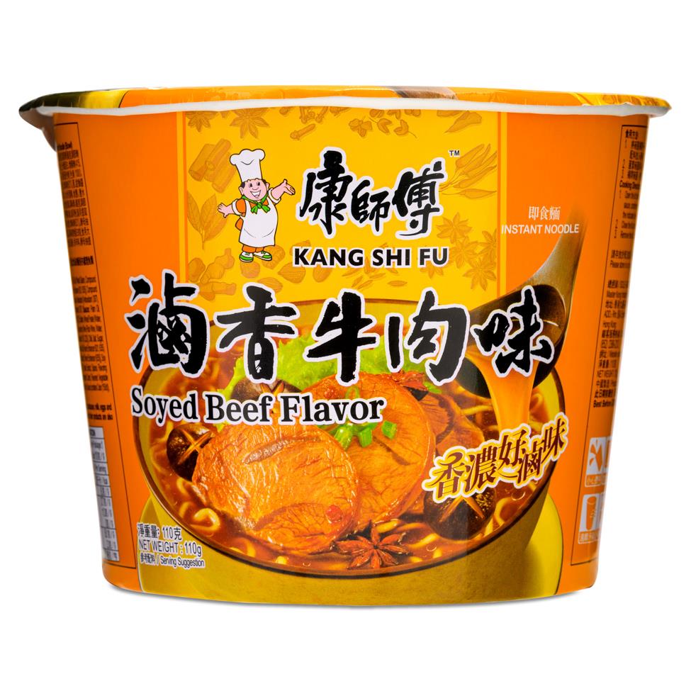 Master Kong Soyed Beef Flavour Instant Noodle (Bowl) 康師傅 滷香牛肉味麵 (碗)