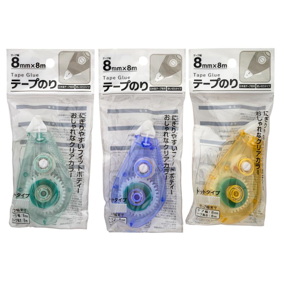 Tape Glue 8mm x 8mm (Random Colour) 修正帶點點膠 8mm x 8mm (顔色隨機)ape 8mm x 8m