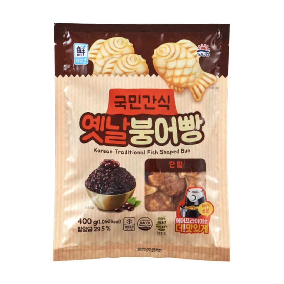 Sajo Korean Traditional Fish Shaped Bun (Red Bean Flavour) 사조대림 국민간식 옛날붕어빵 단팥