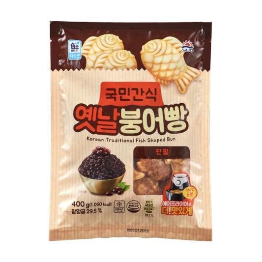 Sajo 韓式魚形紅豆餅 사조대림 국민간식 옛날붕어빵 단팥