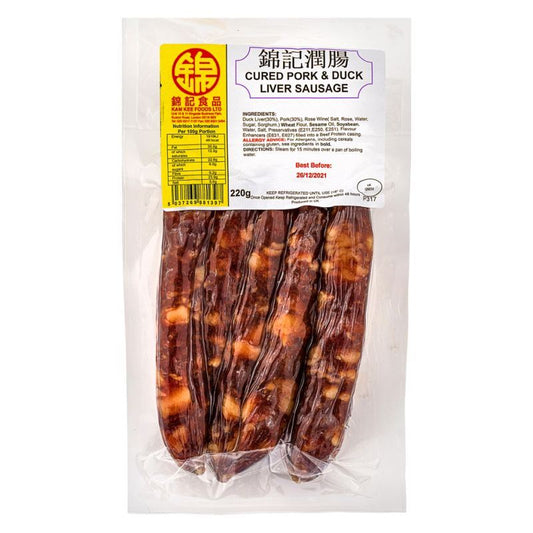 Kam Kee Cured Pork & Duck Liver Sausage 錦記 潤腸