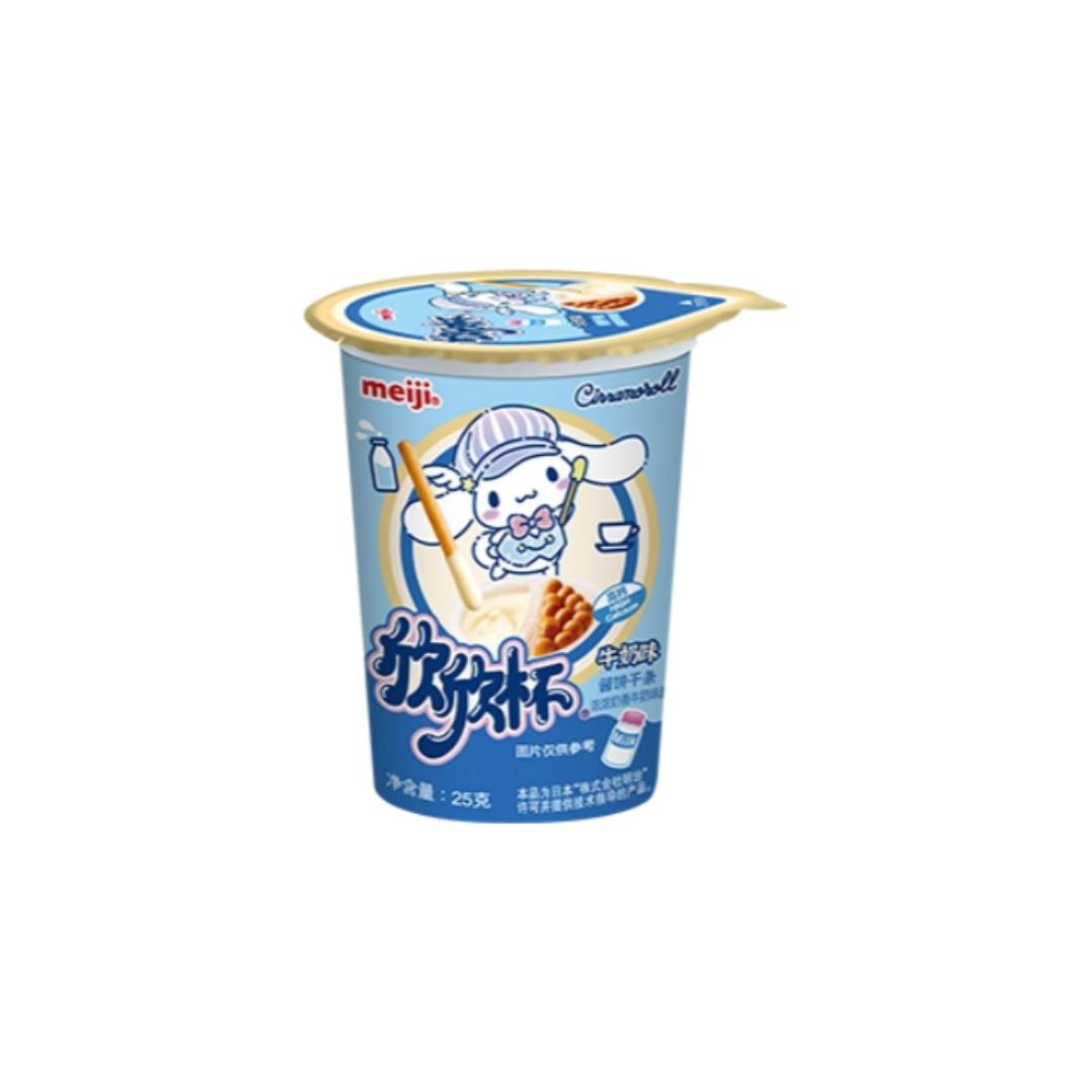 Meiji Yan Yan Cinnamoroll Dip Biscuit Snack (Milk Flavour) 明治 玉桂狗欣欣杯 醬餅乾條 (牛奶味) - Best Before: 21/12/2026
