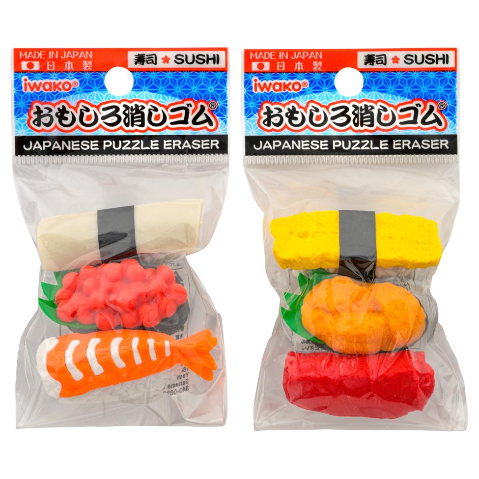 Japanese Puzzle Eraser (Sushi) (Random Design) 壽司造型橡皮擦 (隨機款式)