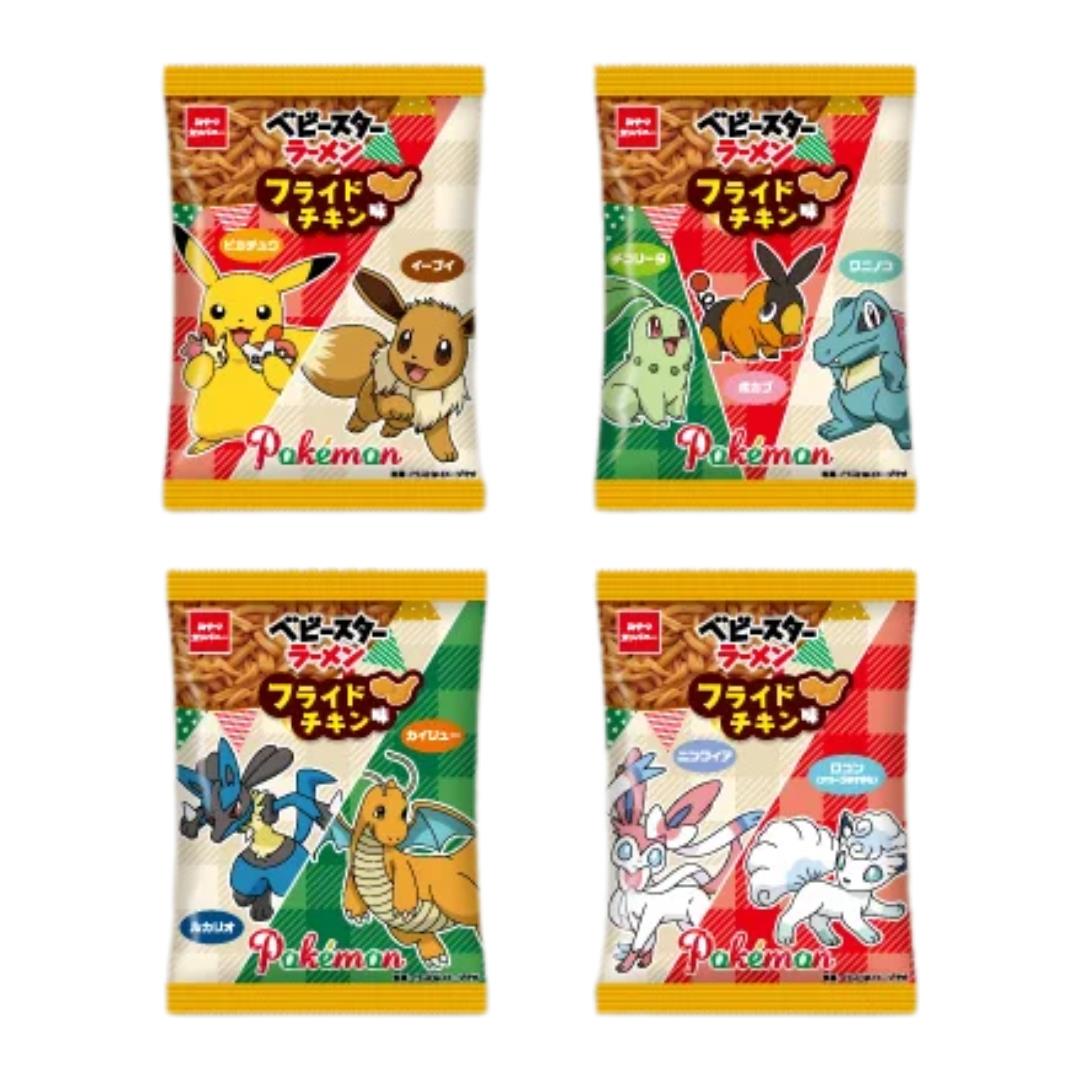 Baby Star Pokemon Crispy Ramen Snack (Chicken Flavour) (6 packs) ポケモン ベビースターラーメ (フライドチキン) 6袋入