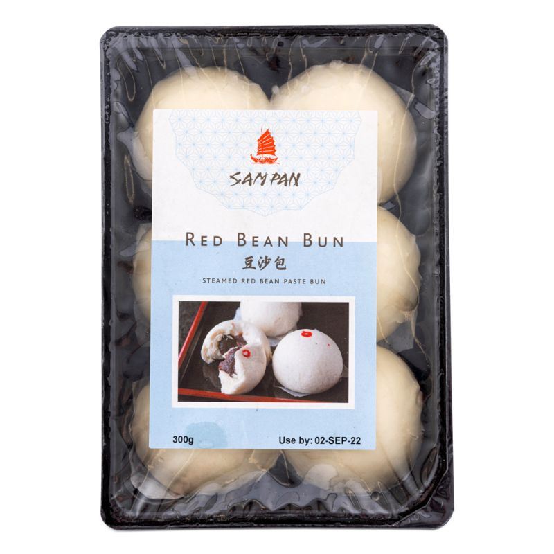 Sam Pan Red Bean Buns 舢舨 豆沙包