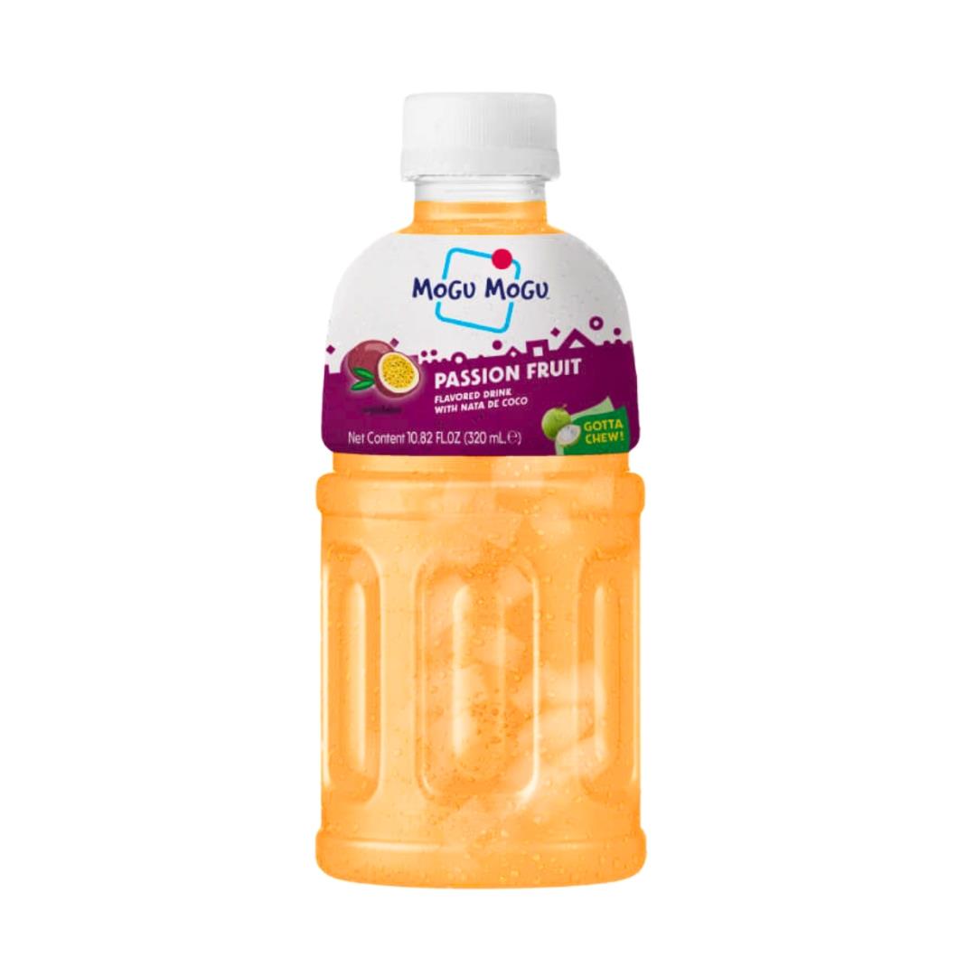 Mogu Mogu Passion Fruit Flavored Drink with Nata De Coco