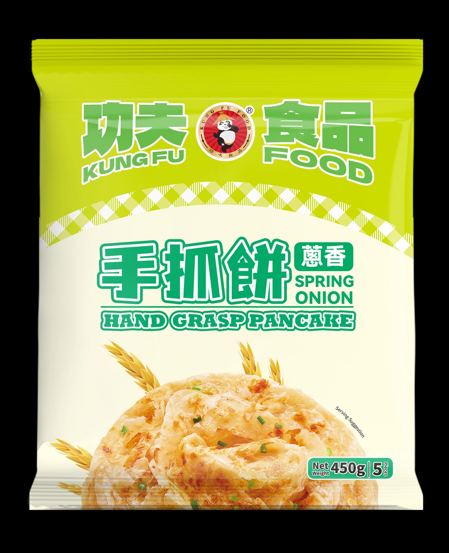 Kung Fu Hand-Grasp Pancake (Spring Onion) 功夫手抓餅 (葱香味)