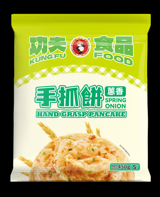 Kung Fu Hand-Grasp Pancake (Spring Onion) 功夫手抓餅 (葱香味)