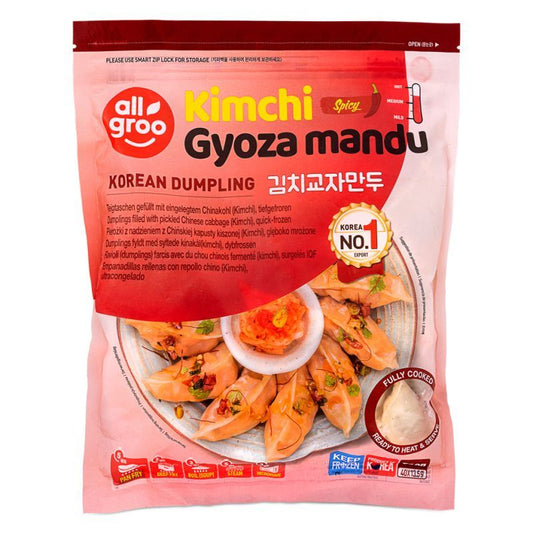 Allgroo Kimchi Gyoza Mandu Korean Dumpling 김치교차만두