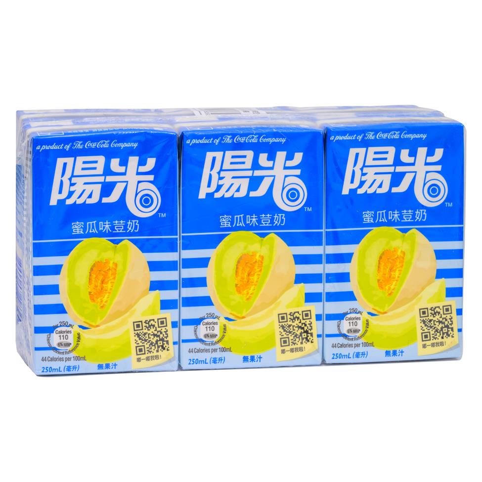 Hi-C Melon Flavoured Soya Milk (6pk) 陽光 蜜瓜味荳奶 (6包裝)