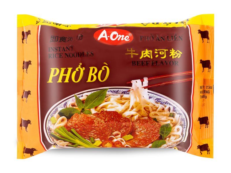 A-One Instant Pho Rice Noodles (Beef Flavour) 即食牛肉河粉