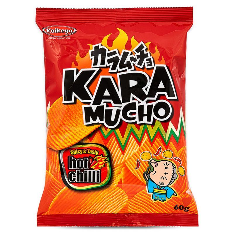 湖池屋勁辣香辣味波浪薯片