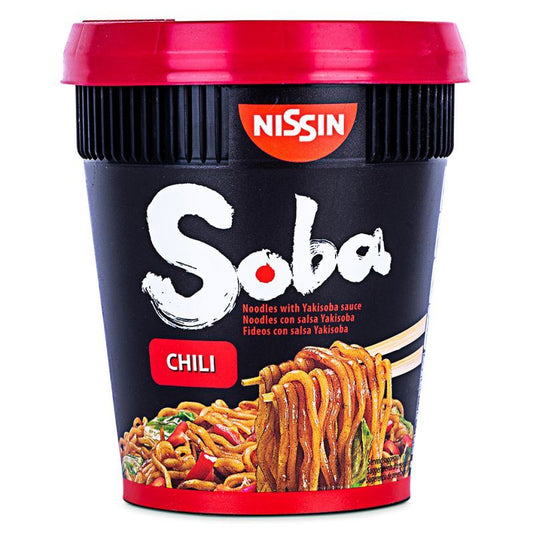 Nissin Wok Style Soba Cup Noodles (Chilli)