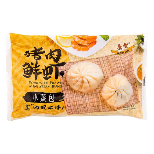 Honor Pork with Prawn Mini Steam Buns 康樂 豬肉鮮蝦小蒸包