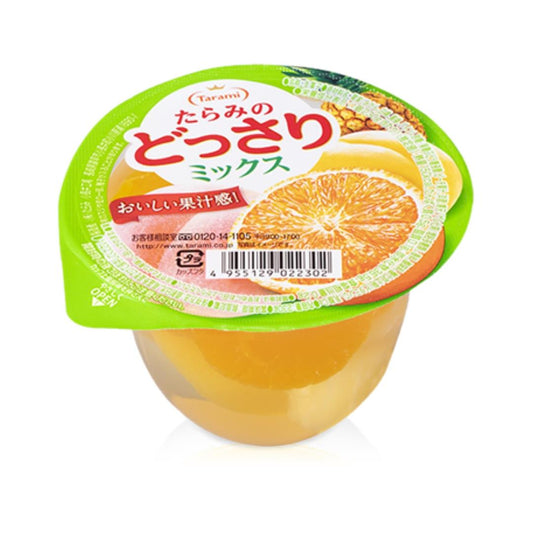 Tarami No Dossari Fruit Jelly with Mixed Fruit Chunks たらみのどっさり シリーズ (ミックス)
