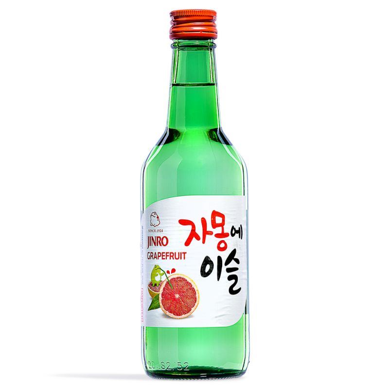 Jinro Grapefruit Soju 자몽에이슬 (ABV 13%)