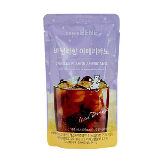 Caffebene Vanilla Americano Coffee Pouch Drink 카페베네 바닐라향 아메리카노