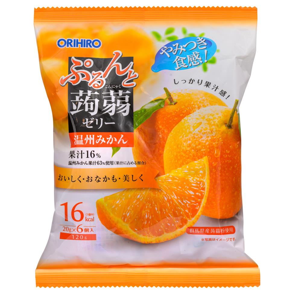 ORIHIRO蒟蒻果冻（香橙味）
