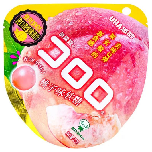 UHA Kororo Soft Candy (Peach Flavor) 悠哈酷露露 桃子味軟糖
