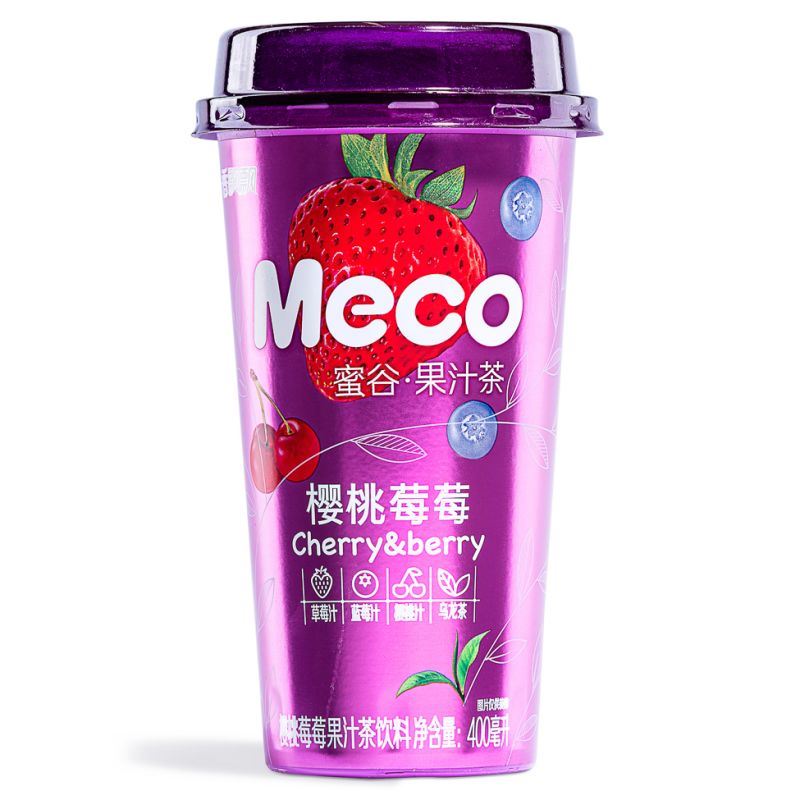 Xiang Piao Piao Meco Cherry & Berry Tea 香飄飄 蜜谷果汁茶 (櫻桃莓莓)