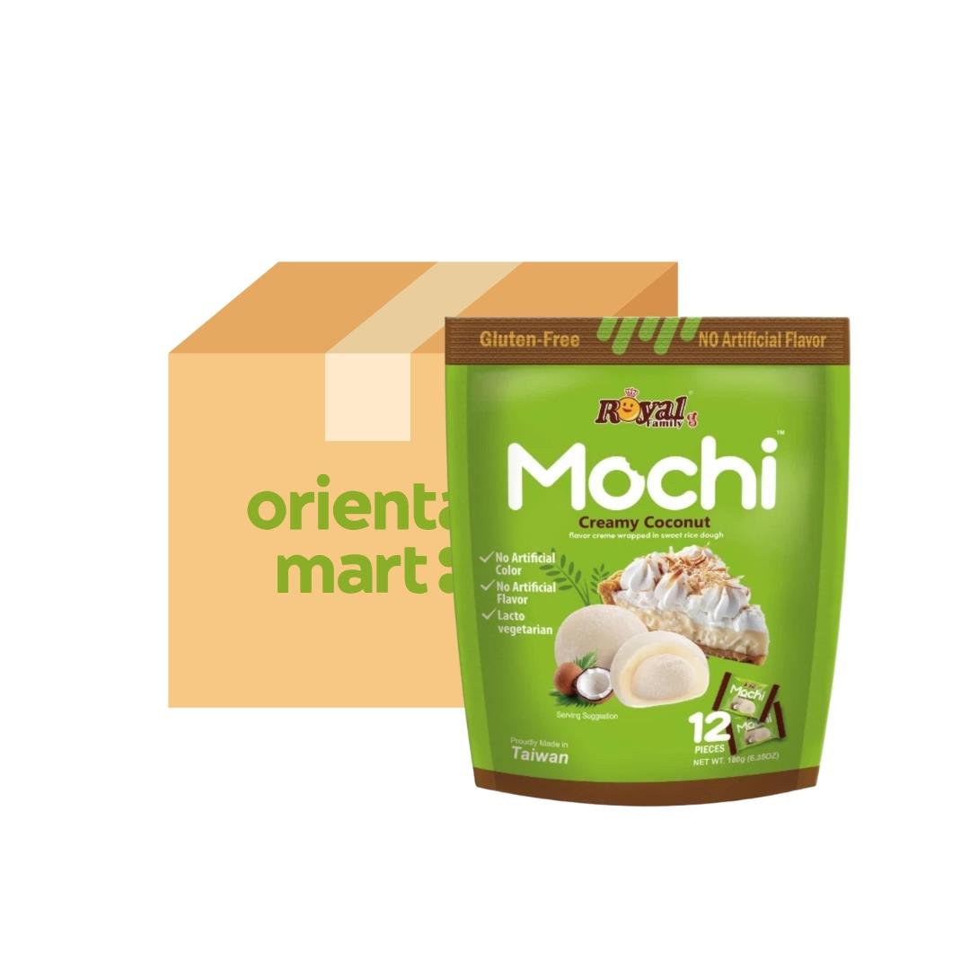 Royal Family Creamy Coconut Mochi (Case of 12)