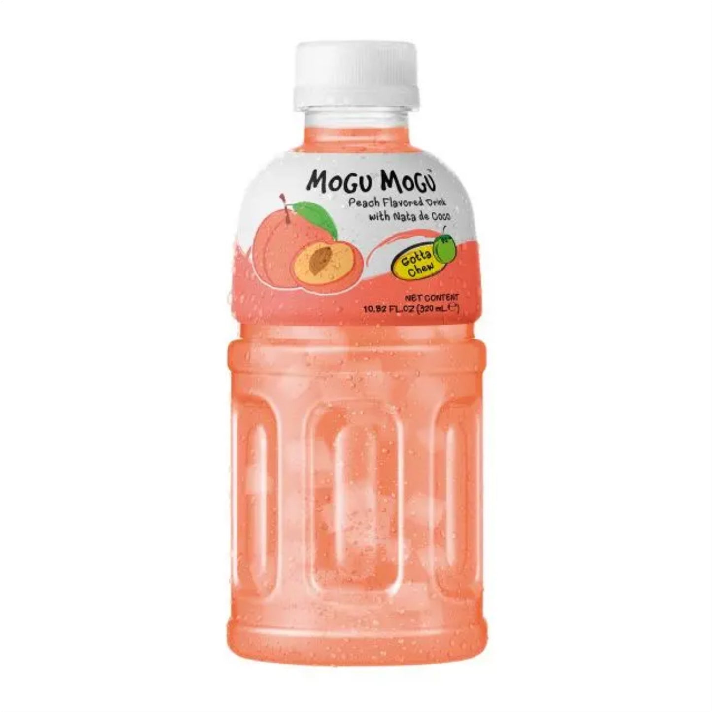 Mogu Mogu Peach Flavoured Drink with Nata De Coco