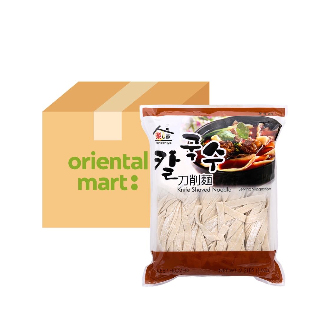 Tanoshiya Knife Shaved Noodle (Case of 10) 樂之家 刀削面 (10包裝)