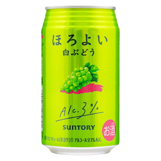 Suntory Horoyoi White Grape Chunhai Spritzer サントリー ほろよい 白ぶどう (ABV 3%)