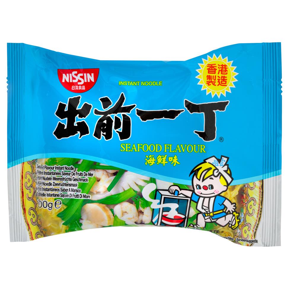 Nissin Seafood Flavour Instant Noodles 出前一丁 海鮮味