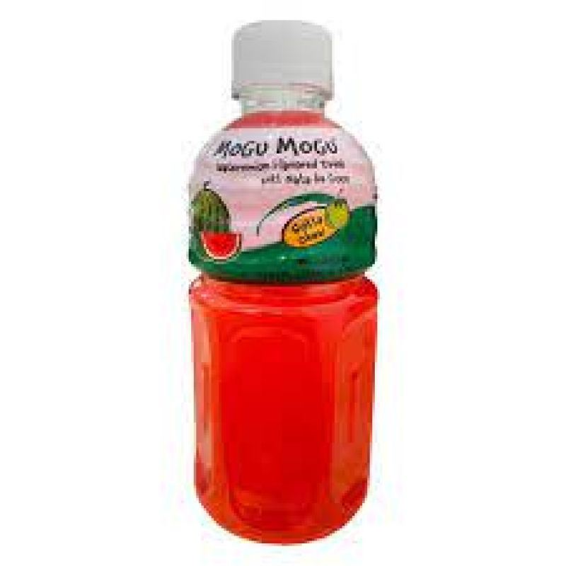 Mogu Mogu Watermelon Flavored Drink with Nata De Coco