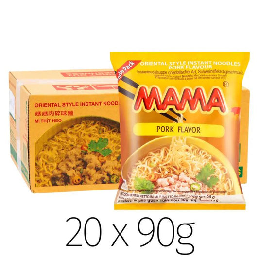 Mama Oriental Style Instant Noodles (Pork Flavour) Jumbo Pack (20 pcs)