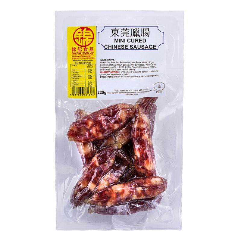 Kam Kee Mini Cured Chinese Sausage 錦記 東莞(迷你)臘腸